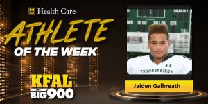 athlete of the week kfal jaden galbreath
