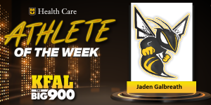 athlete of the week kfal jaden galbreath
