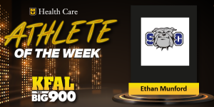 athlete of the week kfal ethan munford